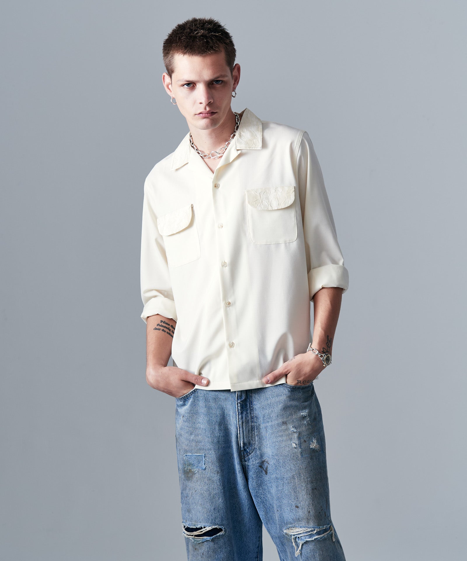 H:187 / C:92 / W:74 / H:91 着用サイズ:M