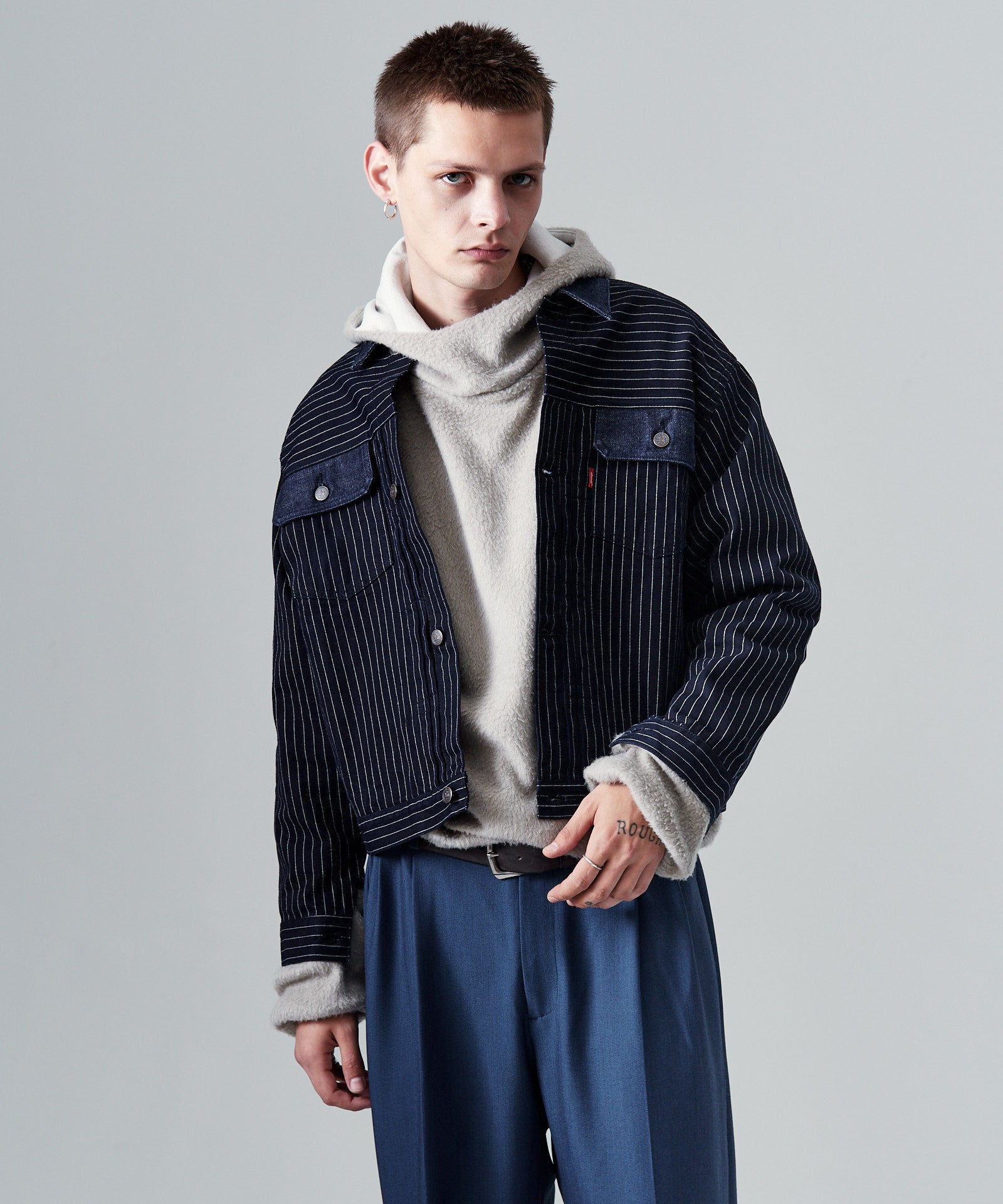 H:187 / C:92 / W:74 / H:91 着用サイズ:M