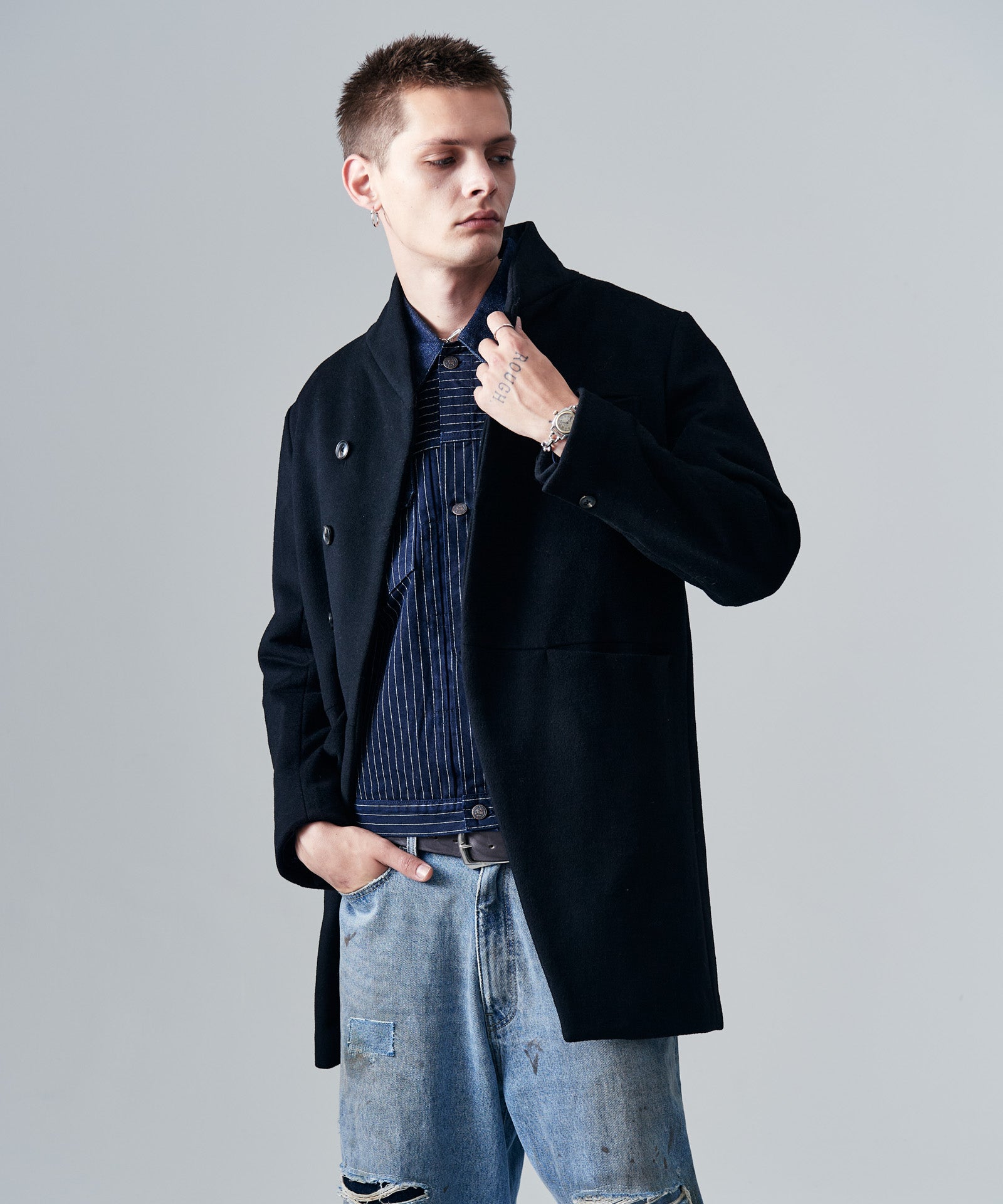 H:187 / C:92 / W:74 / H:91 着用サイズ:L