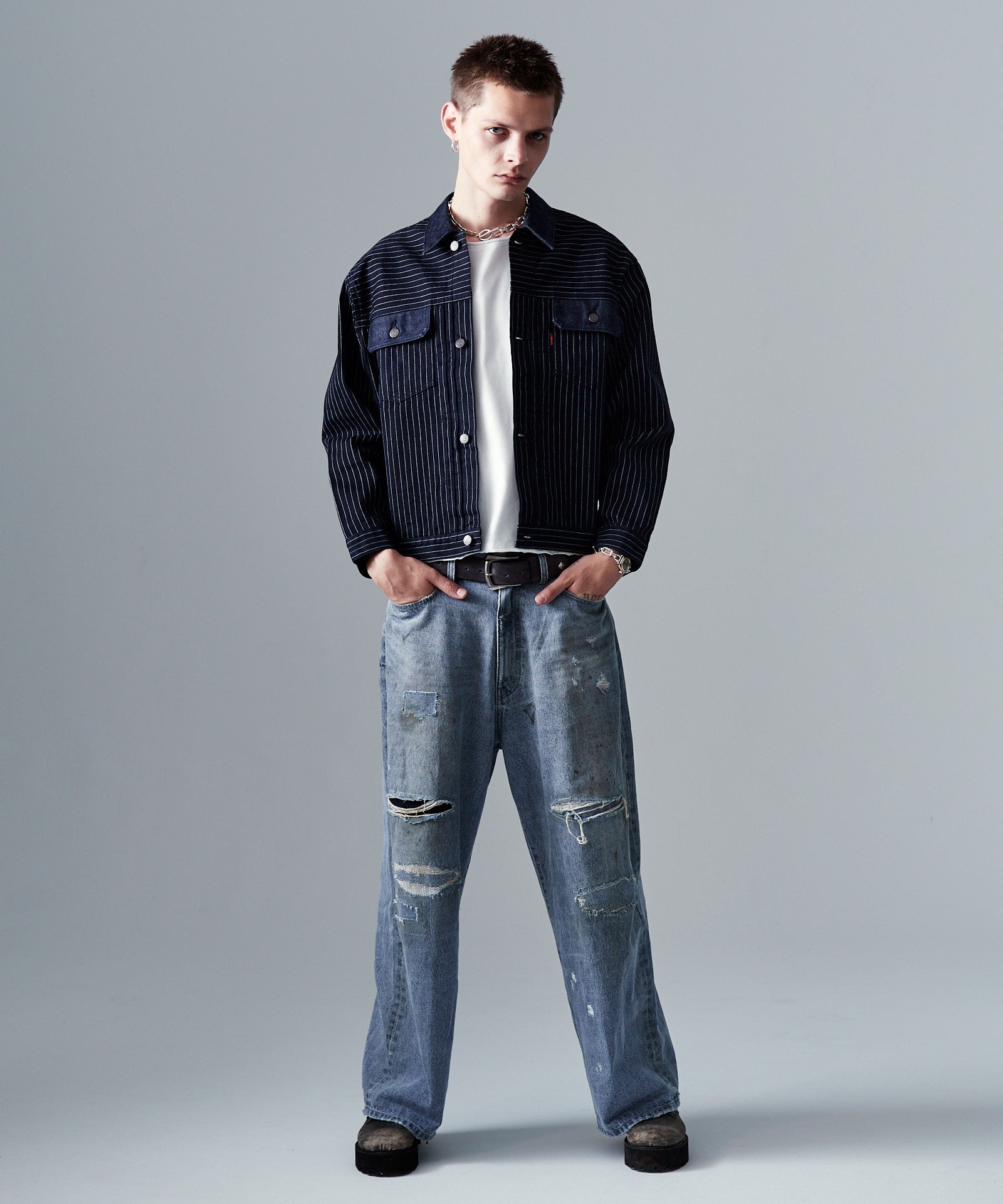 H:187 / C:92 / W:74 / H:91 着用サイズ:L