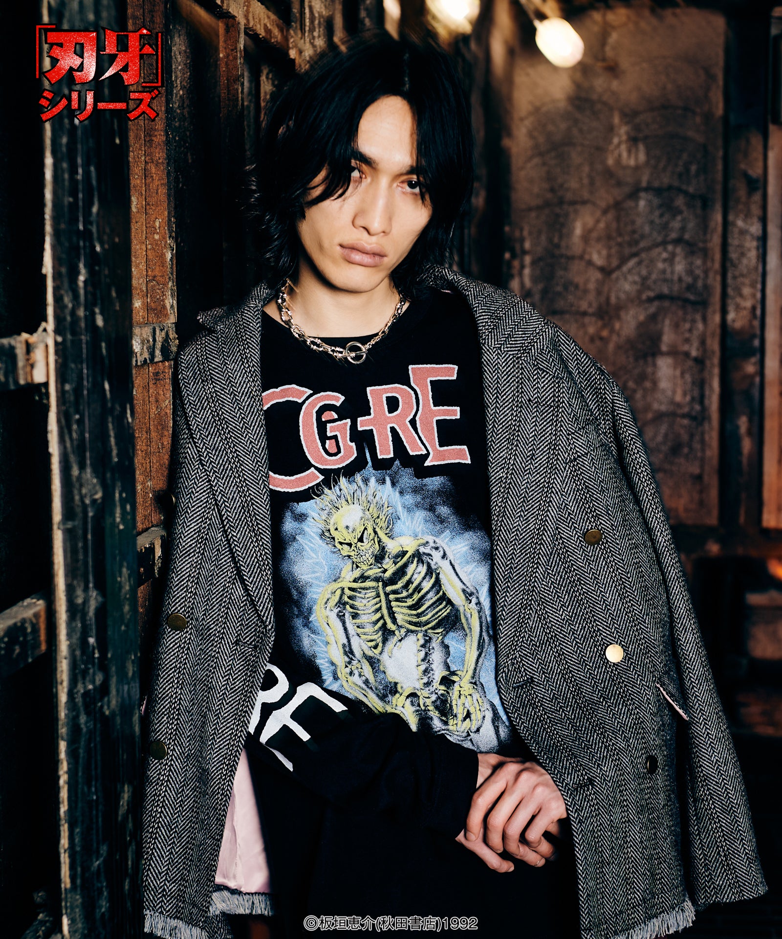 H:185 / B:80 / W:67 / H:83 / 着用サイズ:L