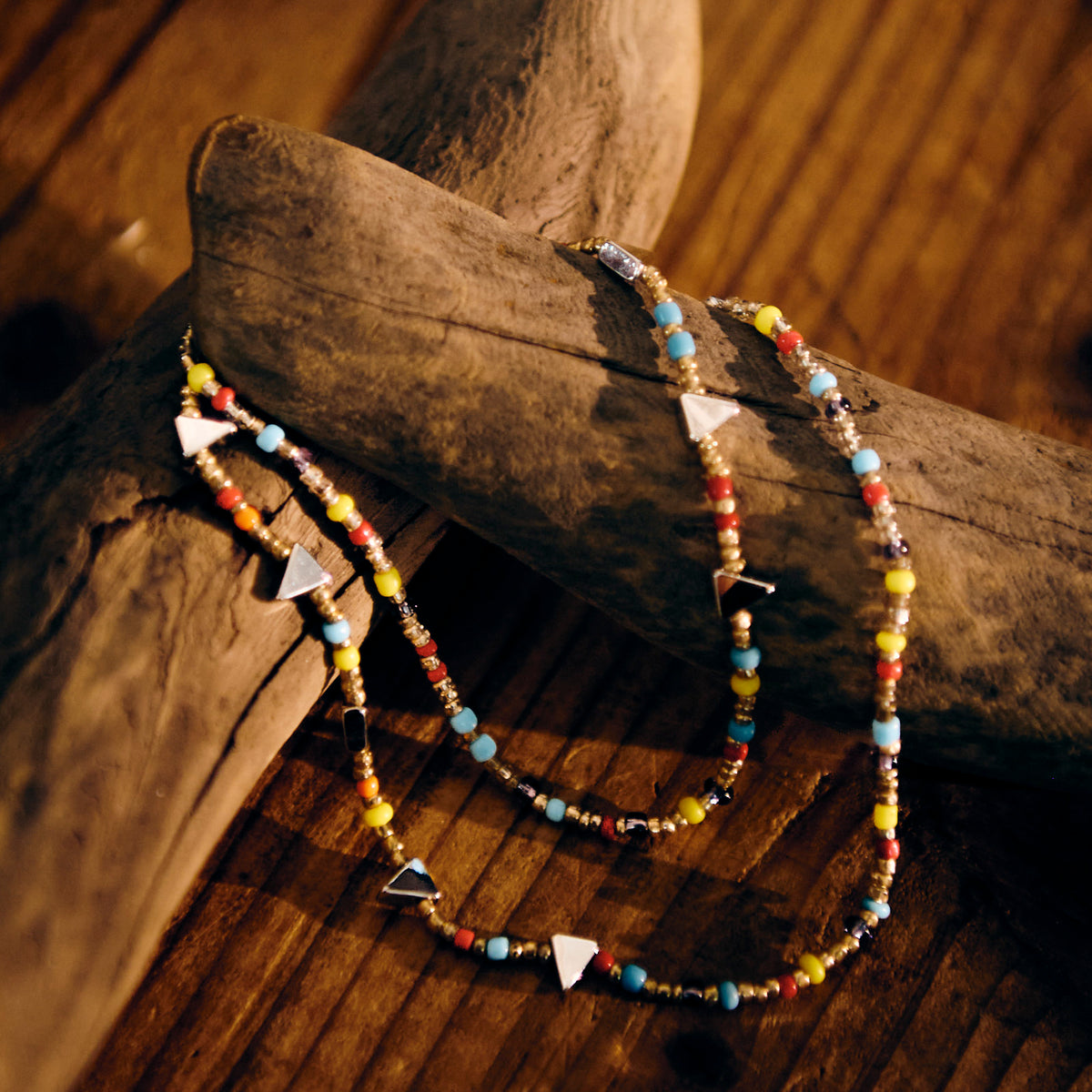 GB0326/AC15 : Egyptian Charm 2Way Beads Necklace / エジプシャン 