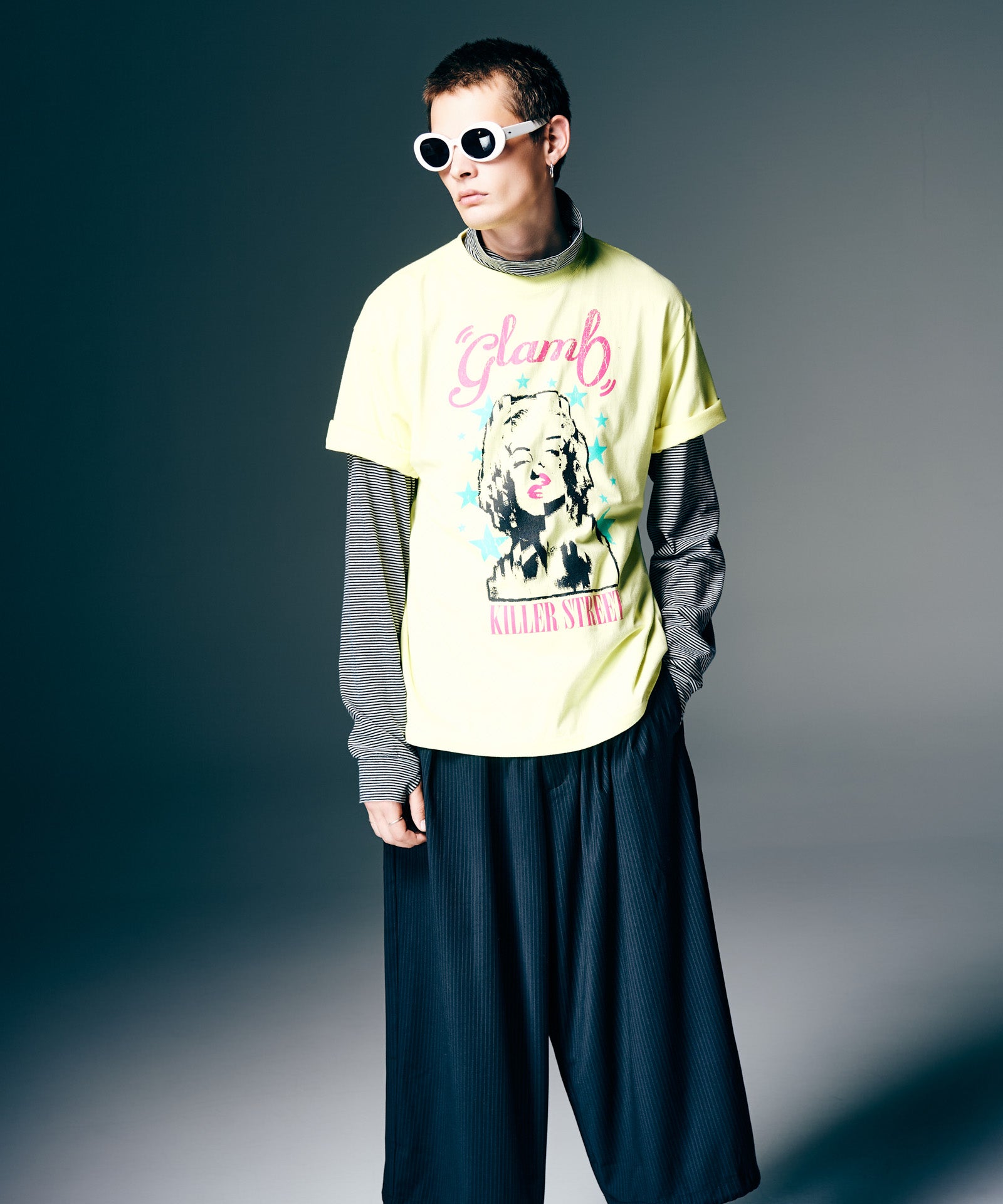 H:187 / C:92 / W:74 / H:91 着用サイズ:L