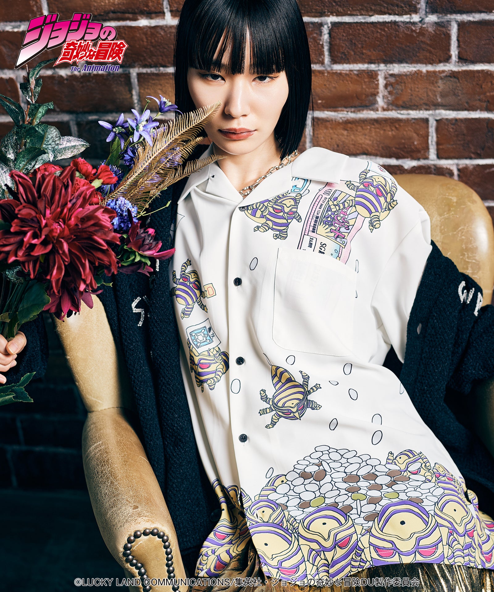 H:170 / C:77 / W:57 / H:81 着用サイズ:L