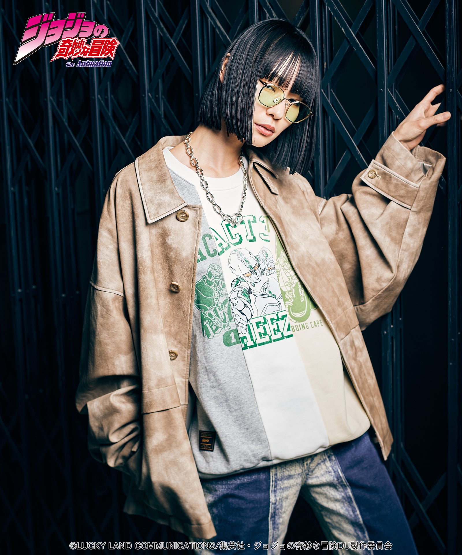 H:170 / C:77 / W:57 / H:81 着用サイズ:L