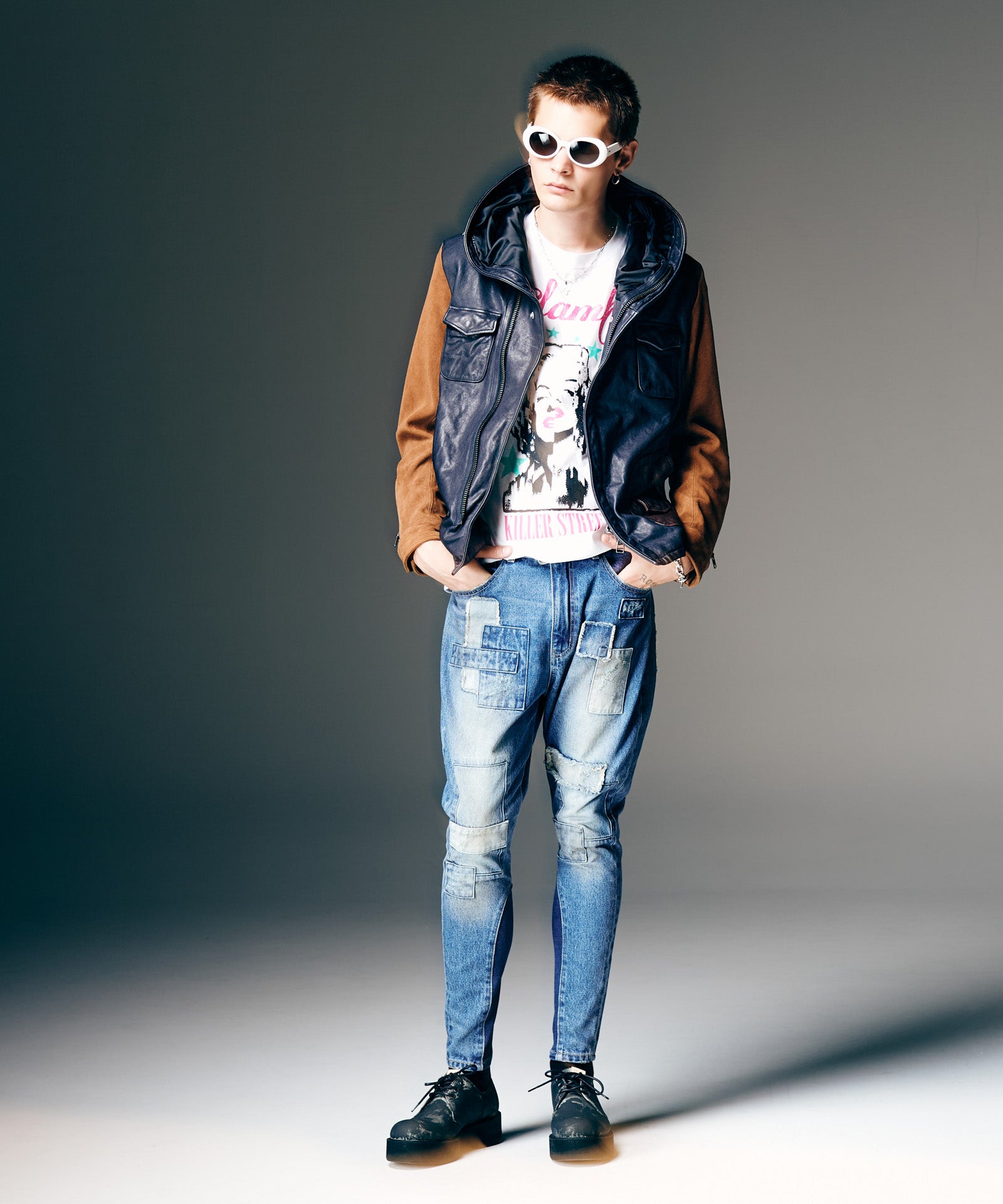 H:187 / C:92 / W:74 / H:91 着用サイズ:M