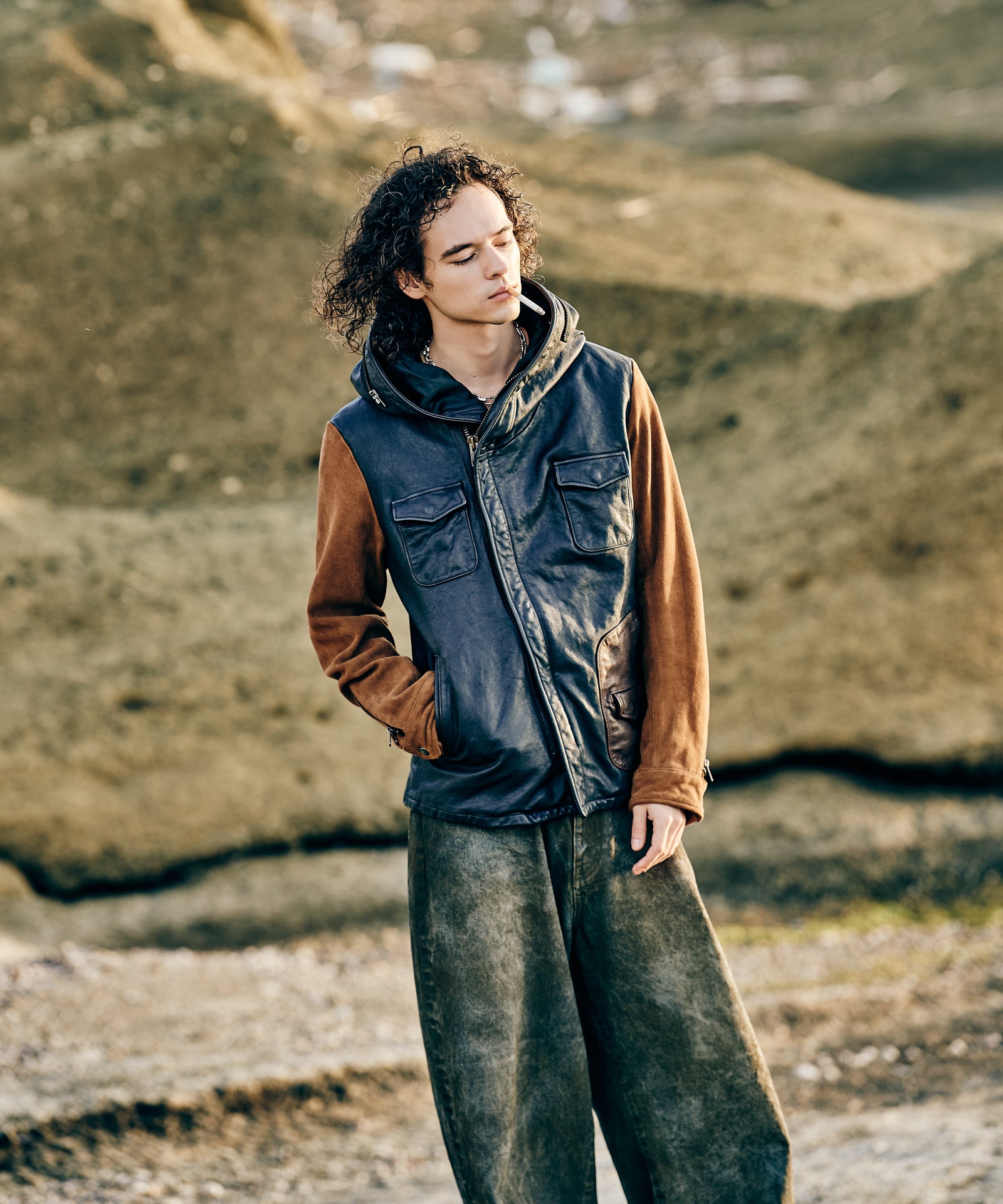 H:175 / C:83 / W:66 / H:87 着用サイズ:M