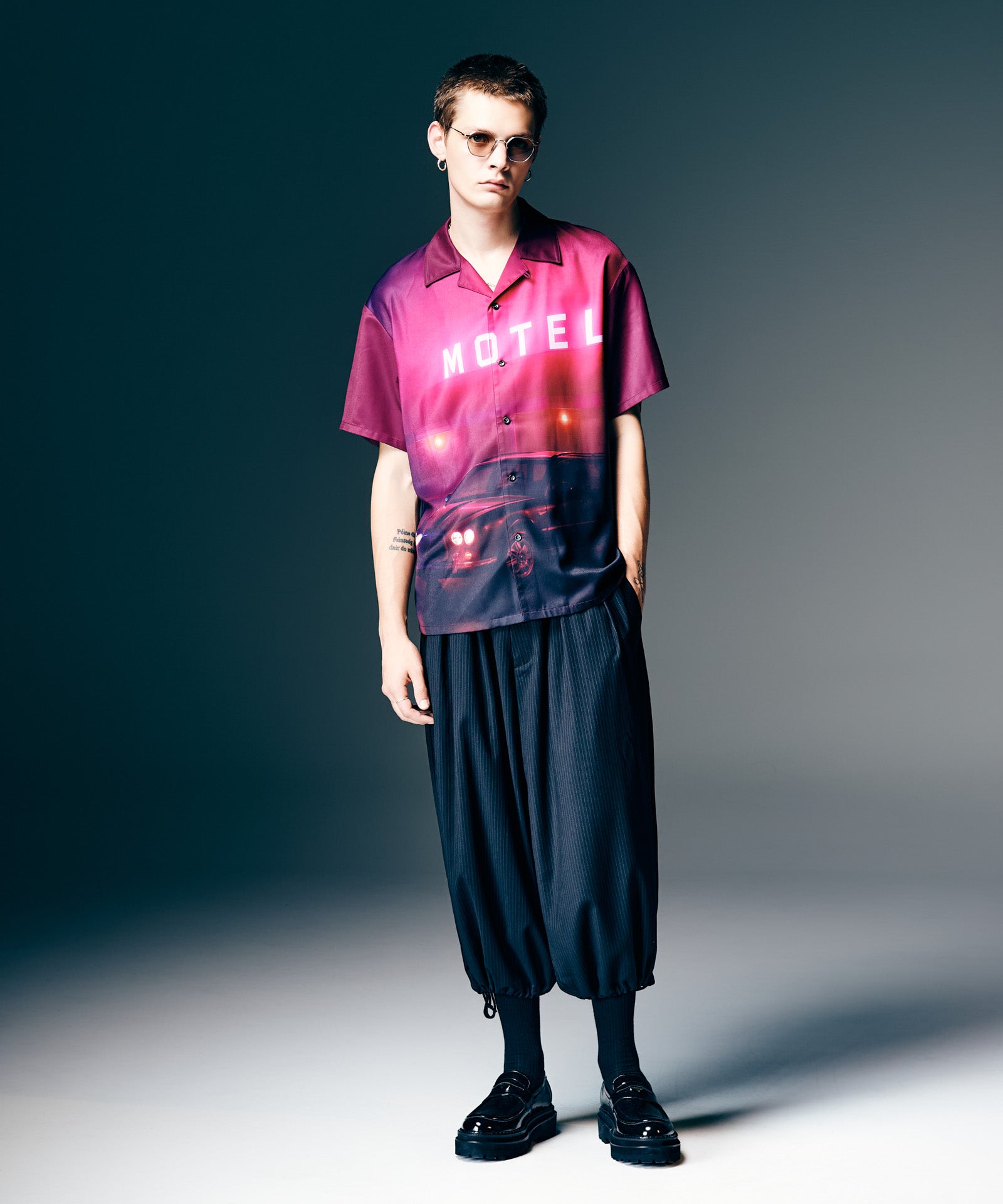 H:187 / C:92 / W:74 / H:91 着用サイズ:L