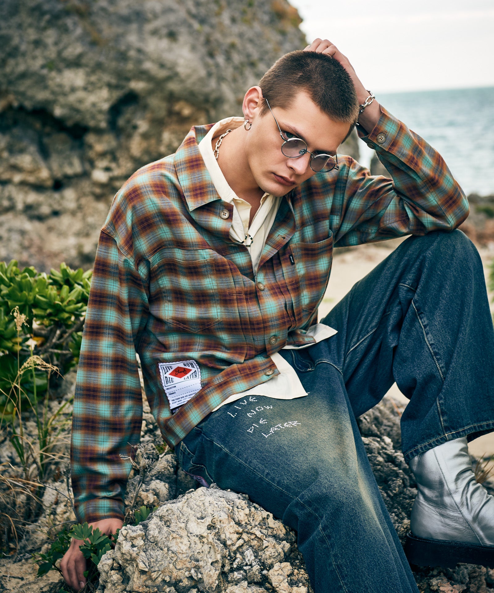 H:187 / C:92 / W:74 / H:91 着用サイズ:M