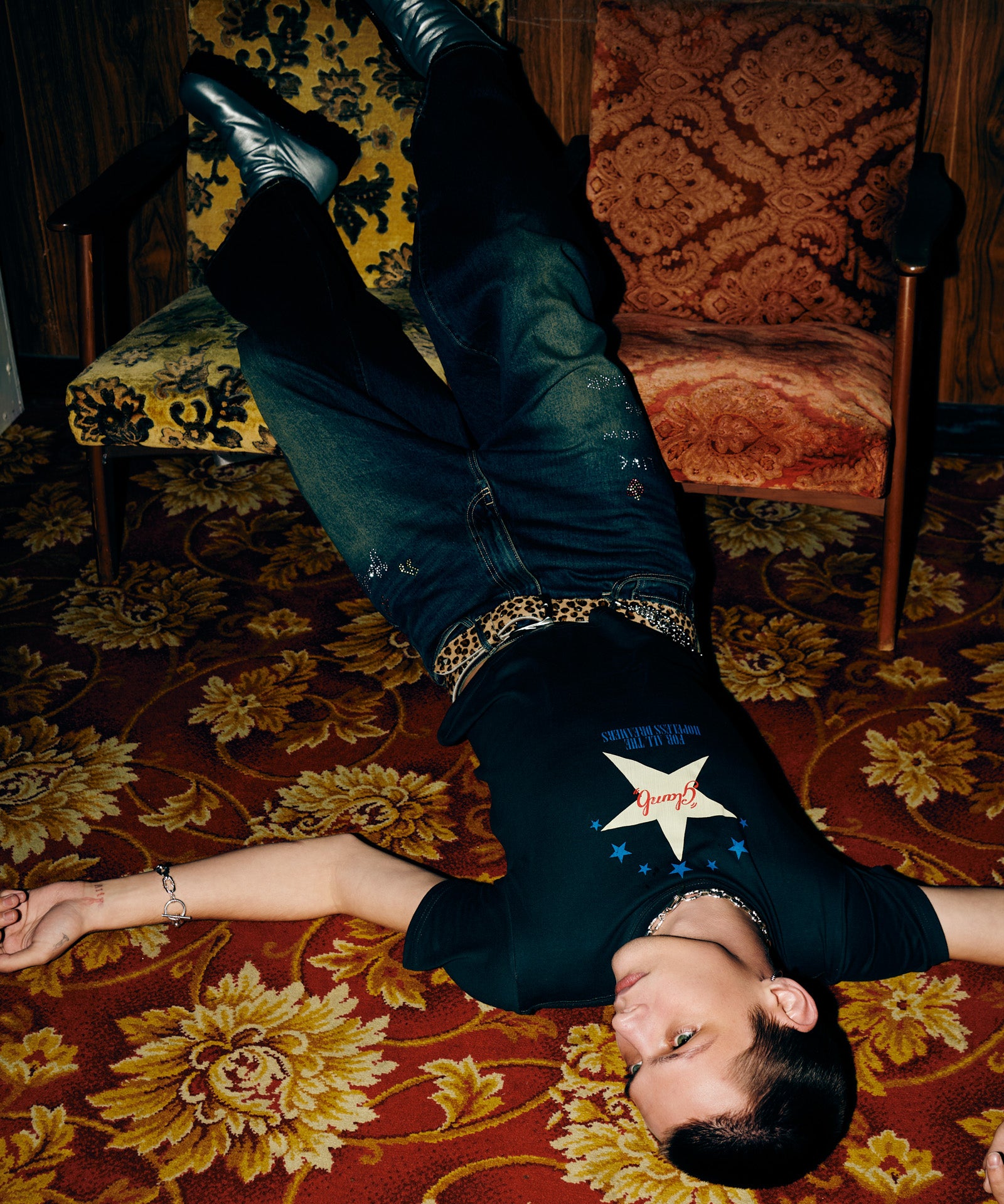 H:187 / C:92 / W:74 / H:91 着用サイズ:M