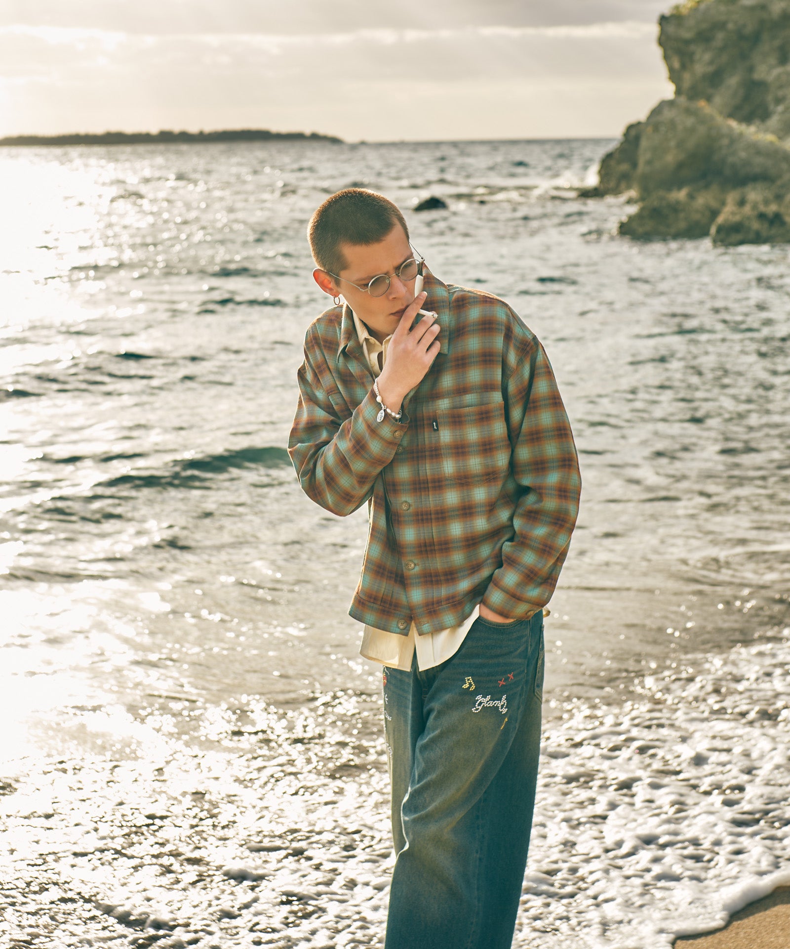 H:187 / C:92 / W:74 / H:91 着用サイズ:L