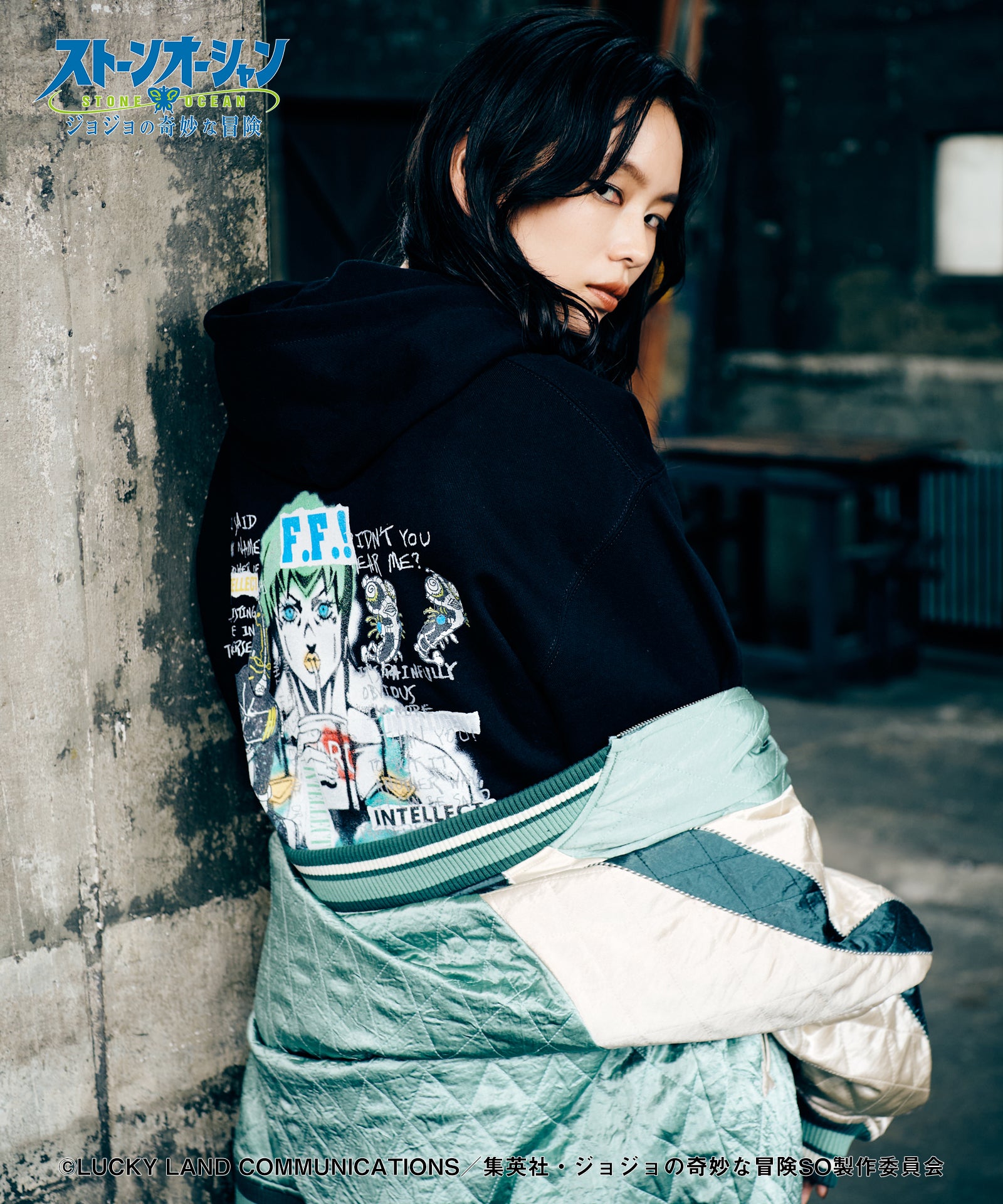 H:175 / C:79 / W:58 / H:86 着用サイズ:L