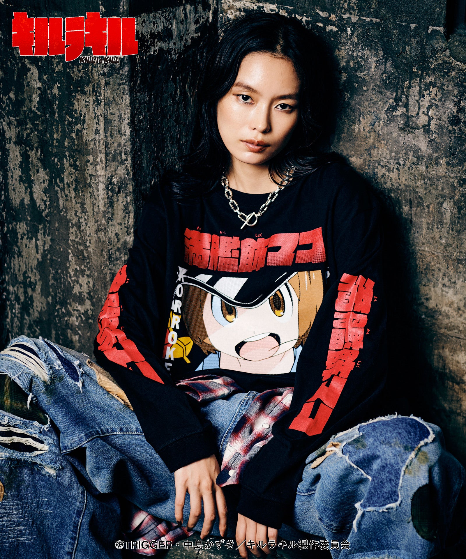 H:175 / C:79 / W:58 / H:86 着用サイズ:L