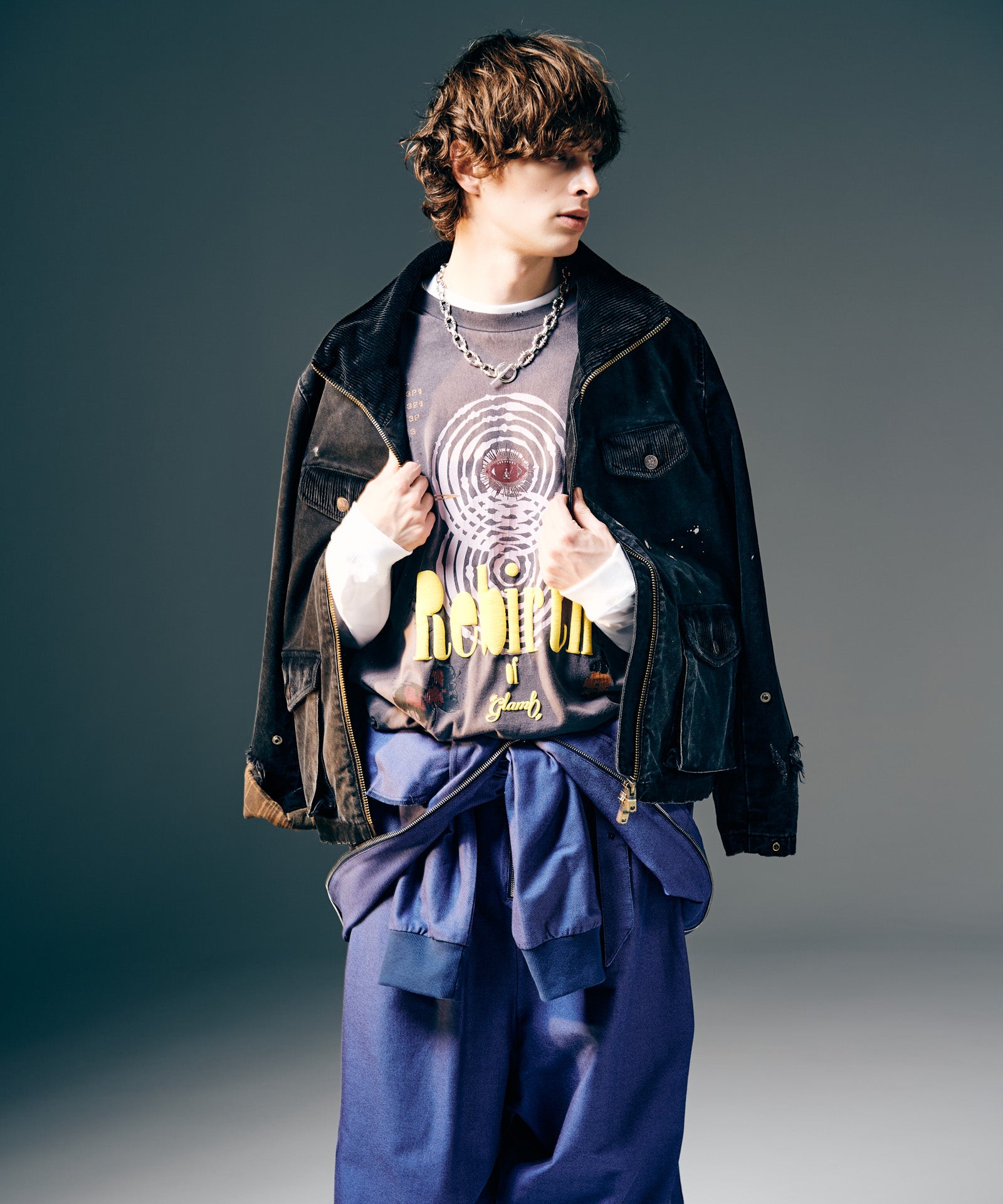 H:186 / C:89 / W:71 / H:92 着用サイズ:L