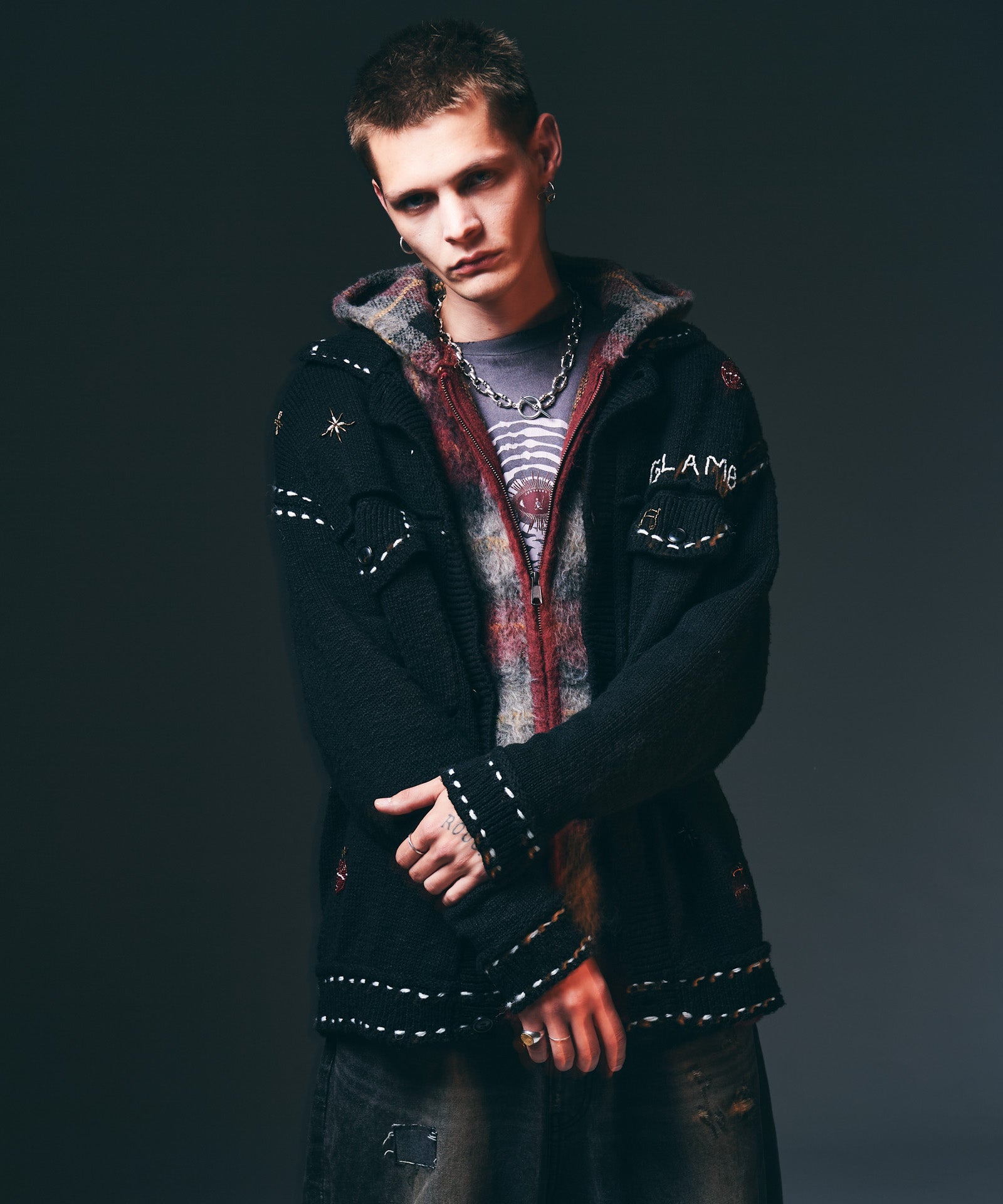 H:187 / C:92 / W:74 / H:91 着用サイズ:M