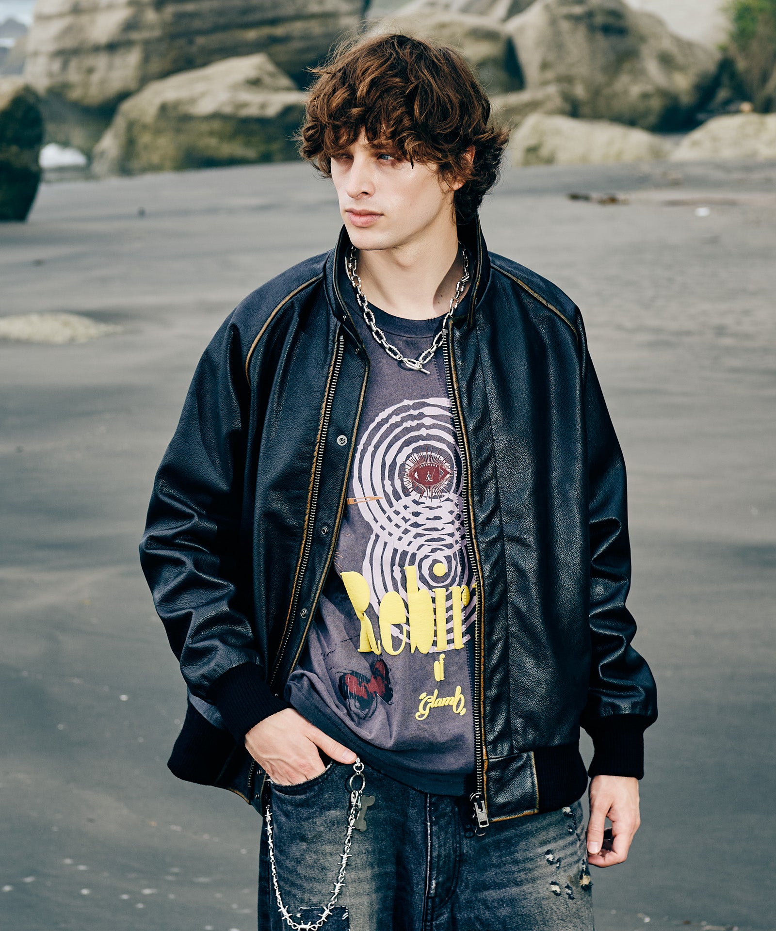 H:186 / C:89 / W:71 / H:92 着用サイズ:L