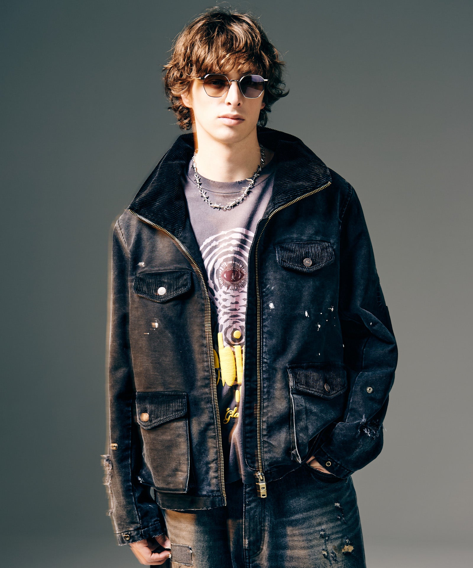 H:186 / C:89 / W:71 / H:92 着用サイズ:L