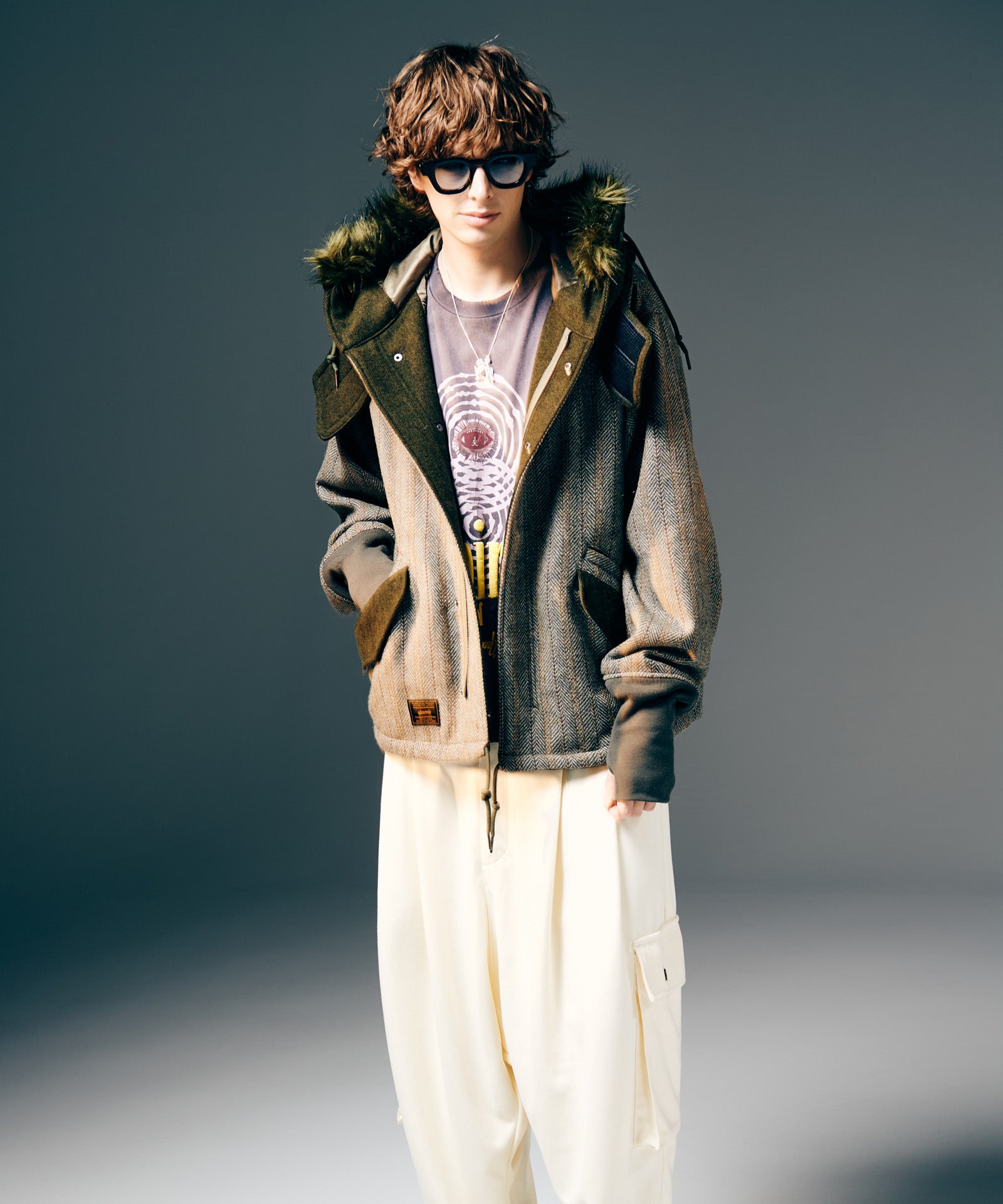 H:186 / C:89 / W:71 / H:92 着用サイズ:M