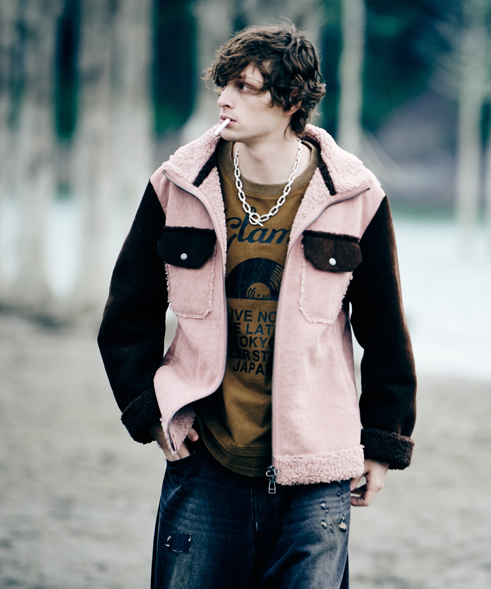 H:186 / C:89 / W:71 / H:92 着用サイズ:L