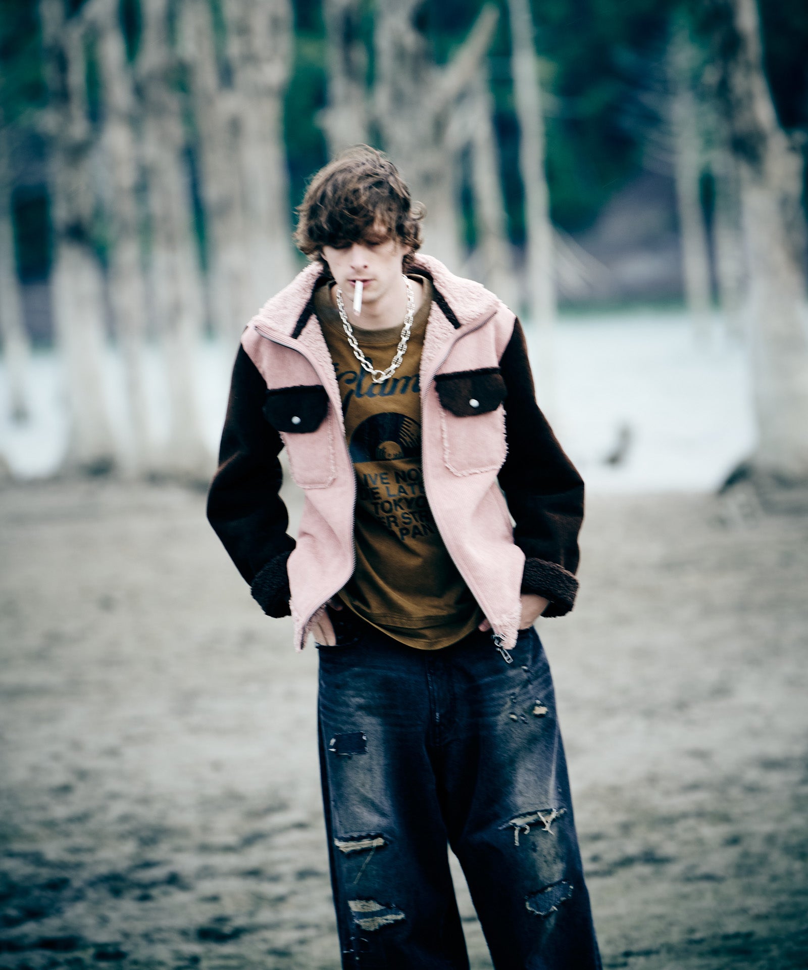 H:186 / C:89 / W:71 / H:92 着用サイズ:L