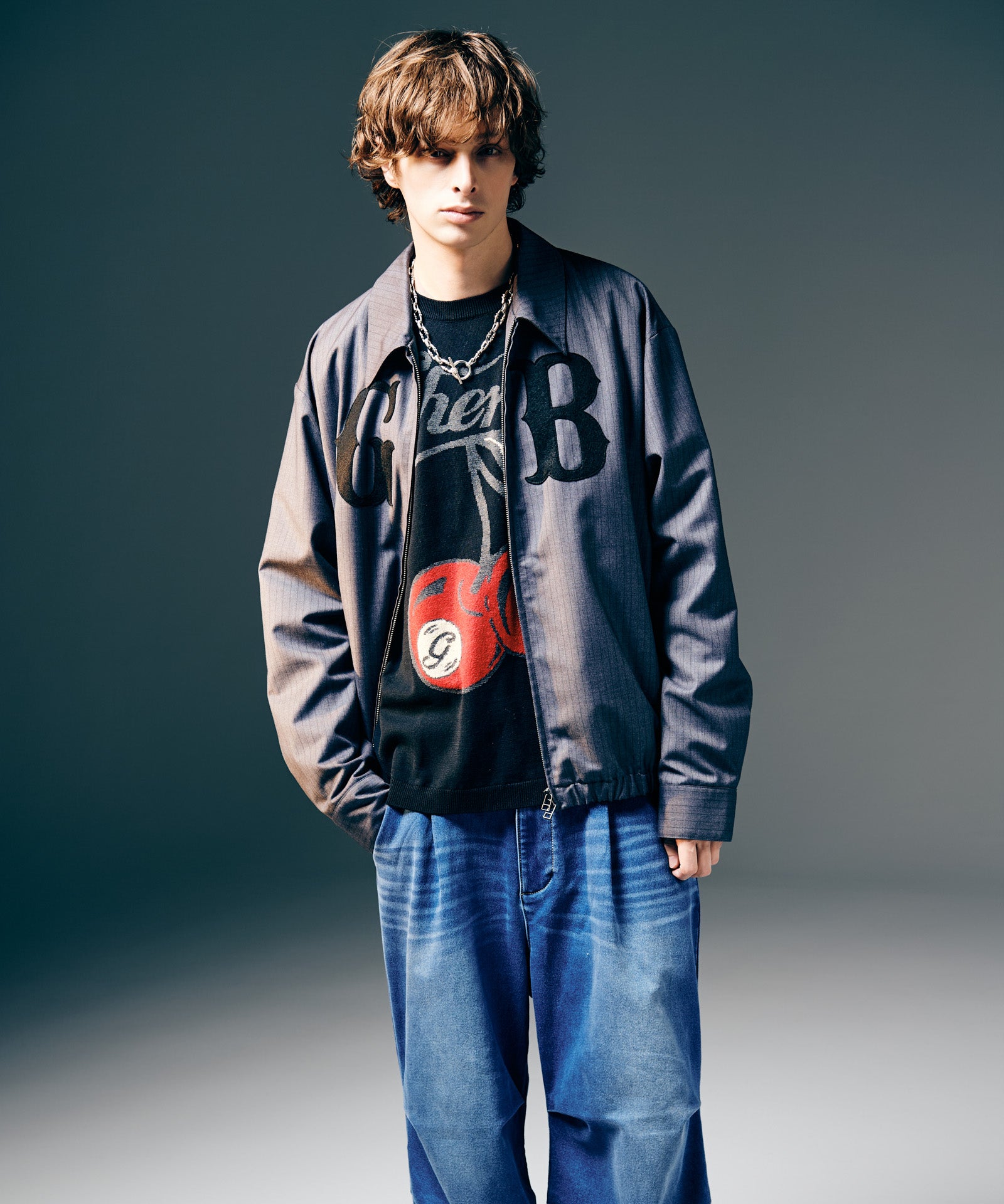 H:186 / C:89 / W:71 / H:92 着用サイズ:L