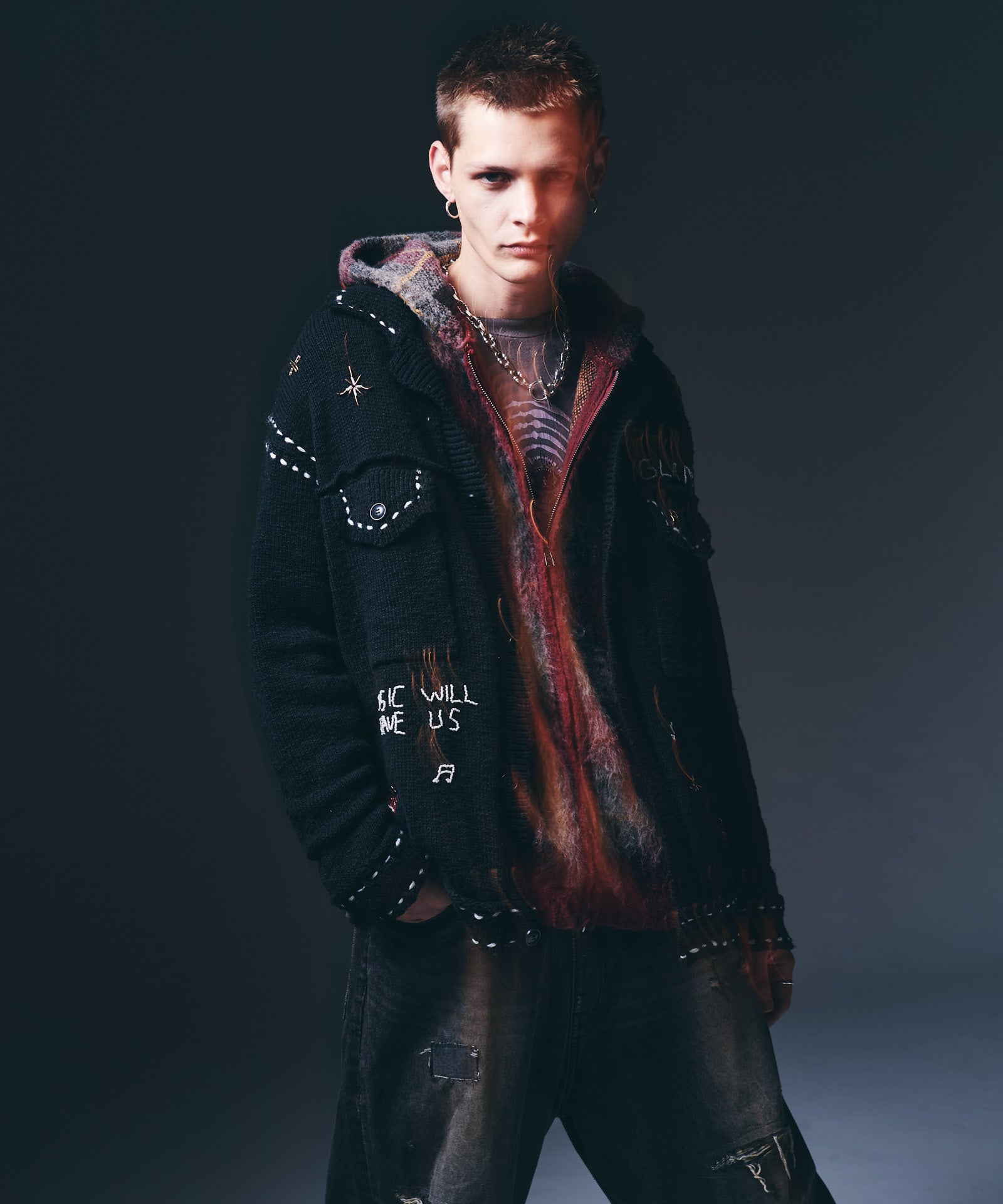 H:187 / C:92 / W:74 / H:91 着用サイズ:M