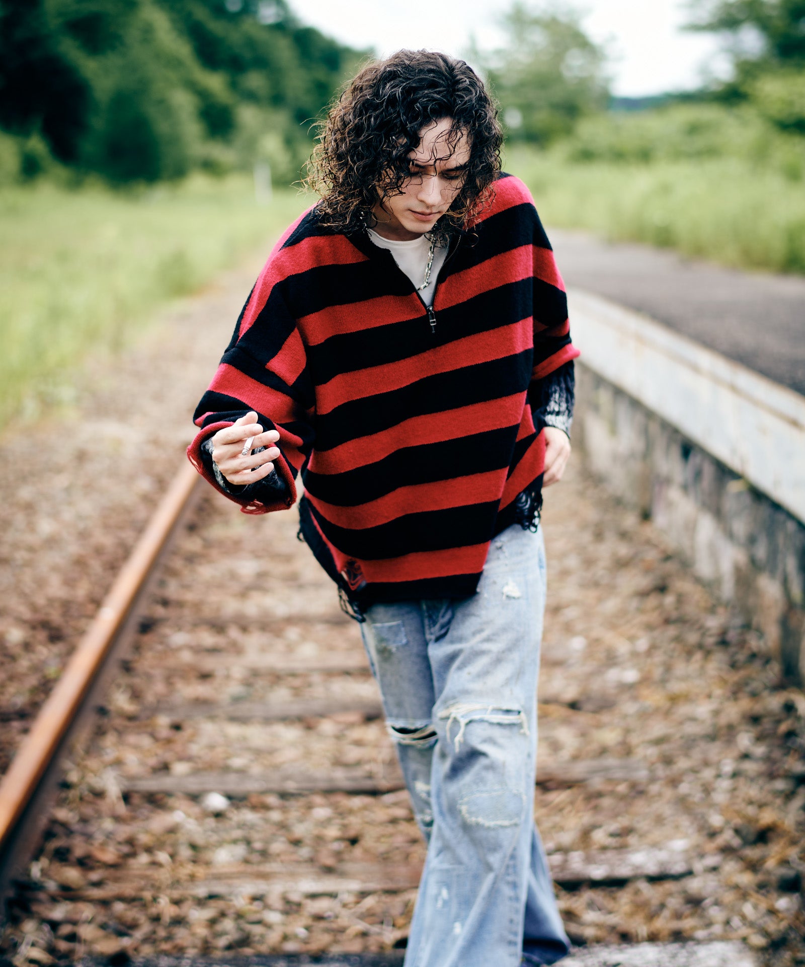 H:175 / C:83 / W:66 / H:87 着用サイズ:L