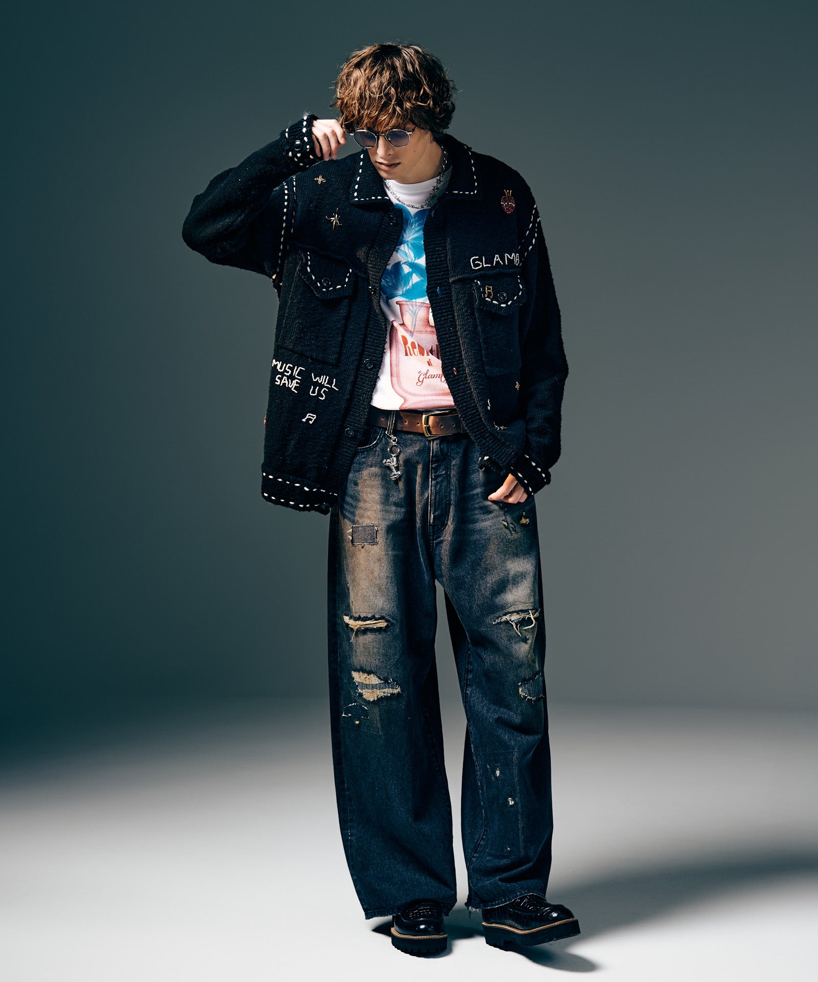 H:186 / C:89 / W:71 / H:92 着用サイズ:L