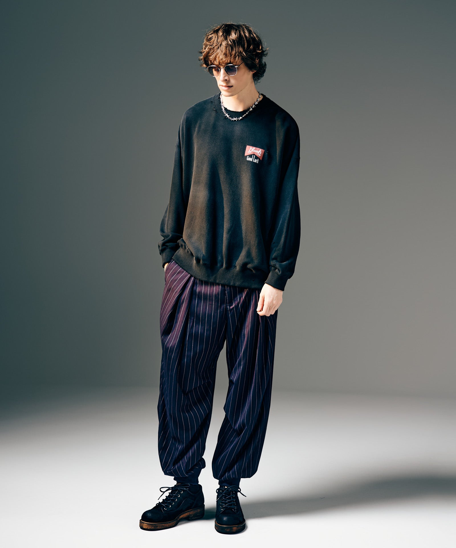 H:186 / C:89 / W:71 / H:92 着用サイズ:L