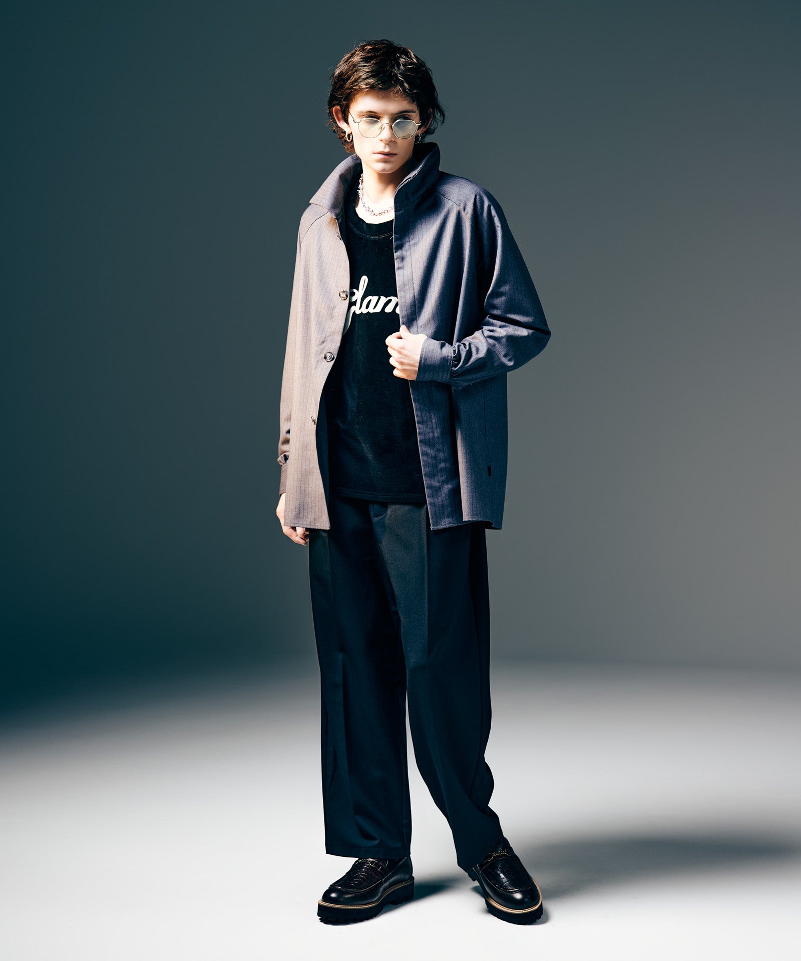 H:175 / C:82 / W:64 / H:83 着用サイズ:L