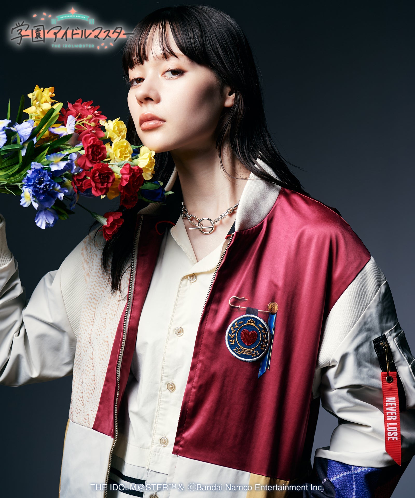 H:166 / C:80 / W:56 / H:86 着用サイズ:L