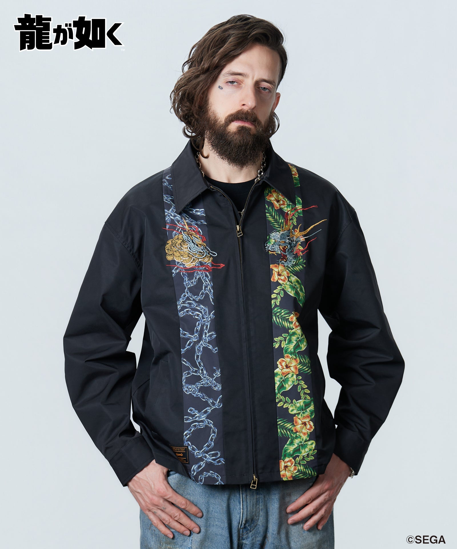 H:185 / C:86 / W:74 / H:90 着用サイズ:XL