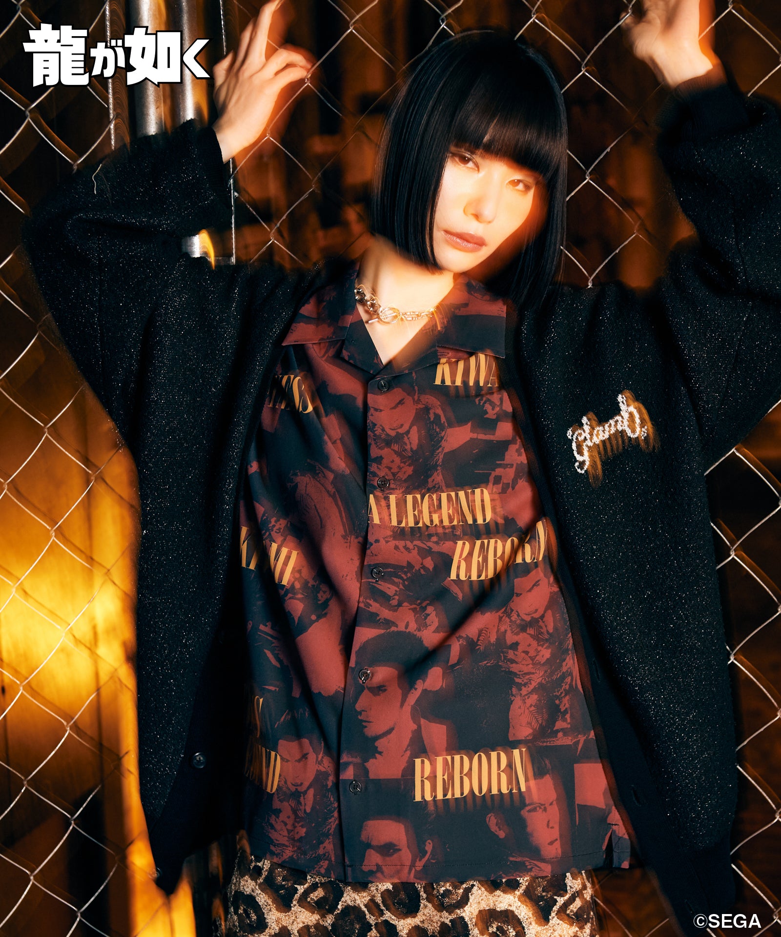 H:170 / C:77 / W:57 / H:81 着用サイズ:L