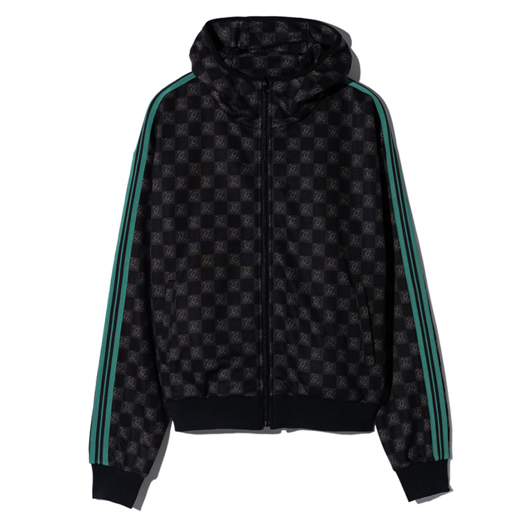 GB0124/CS07 : Monogram Hooded Jersey