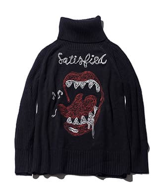 GB0322/KNT13 : Lips and Song Turtle Knit