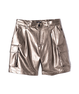 GB0224/P06 : Astro Leather Shorts
