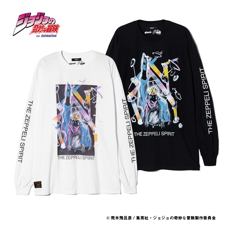 GB0124/JJ05 : Caesar A. Zeppeli Long Sleeves T-shirts / シーザーエーツェペリロングスリーブTシャツ