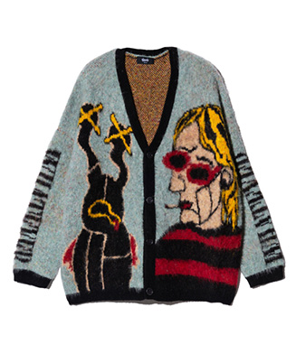 GB0125/KNT02 : Weeping Man Cardigan