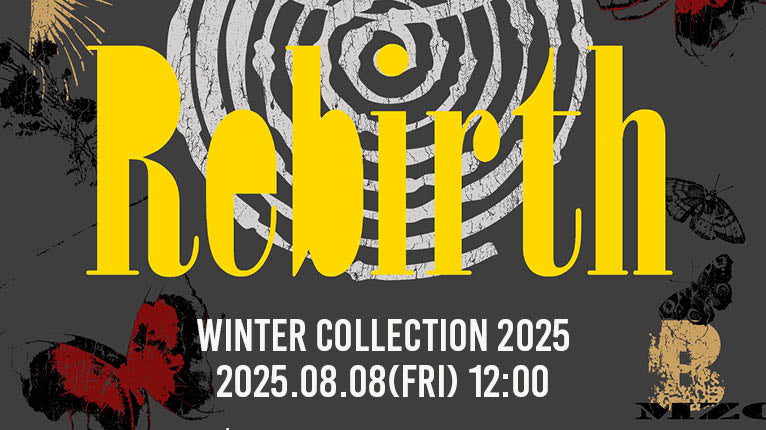 8月8日(金)にglamb Winter Collection2025 “Rebirth”を発表、東京・岐阜での展示会も決定