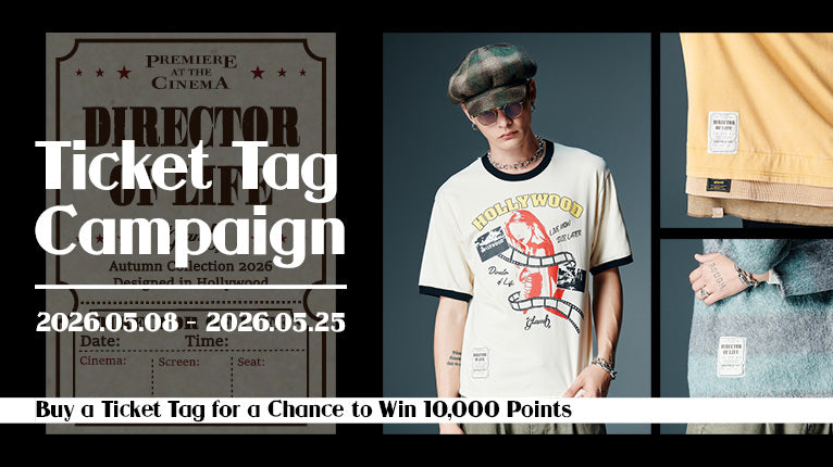 【Autumn Collection】チケットタグのご購入で10,000ポイントを抽選でプレゼント