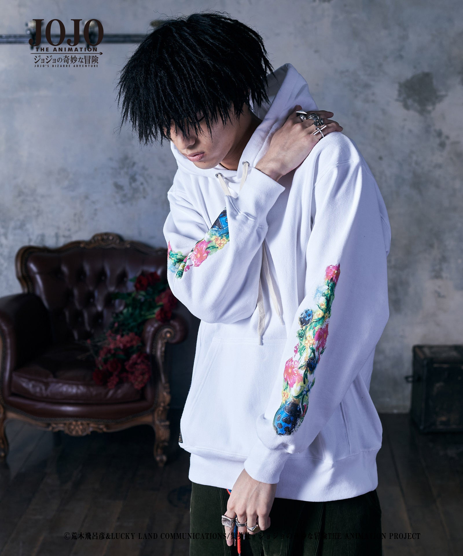 GB0121/JJ11 : Giorno Giovanna's stand hoodie / ジョルノ