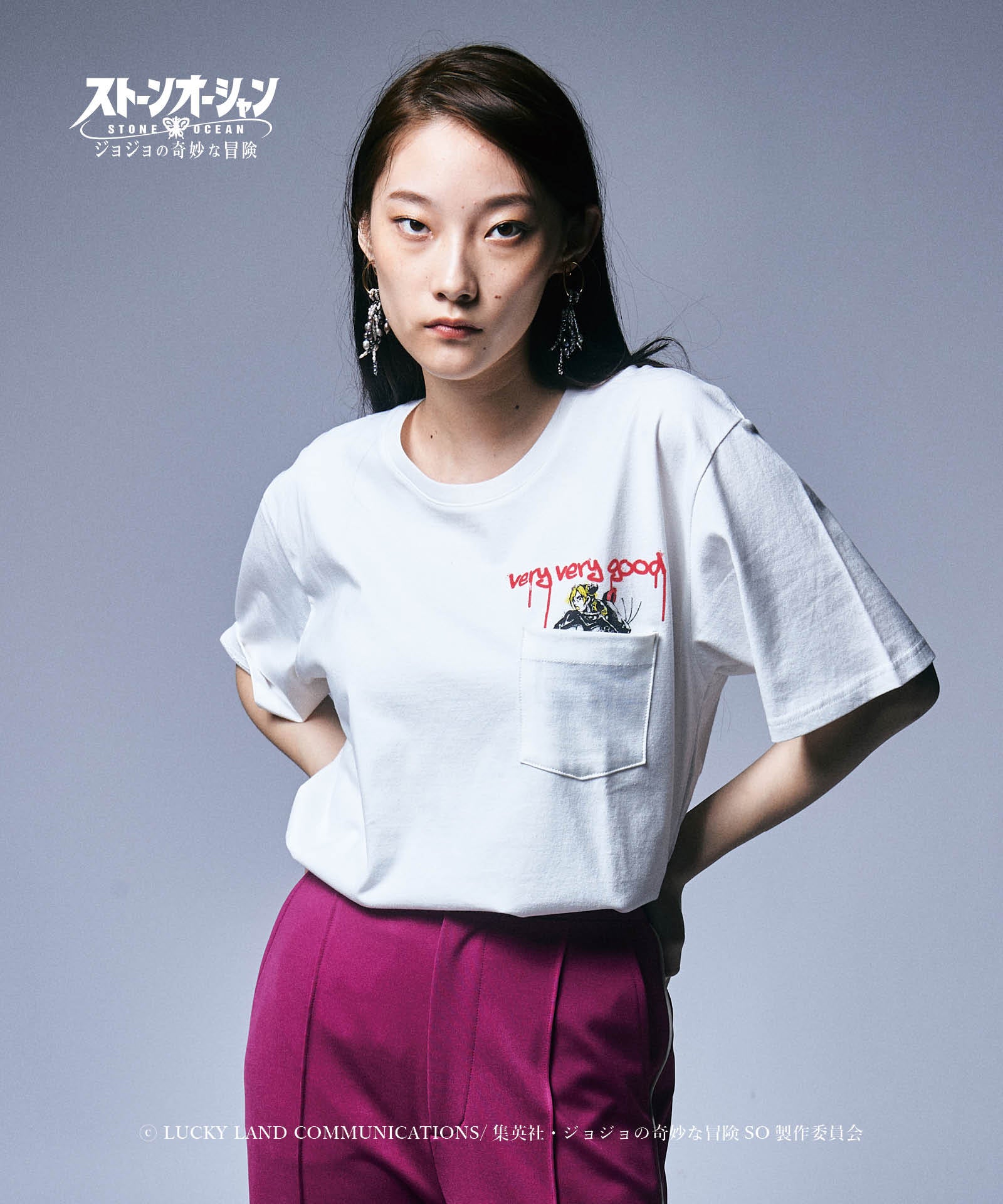 GB0422/JJ01 : Jolyne Pocket T / 徐倫ポケットT – glamb Online Store