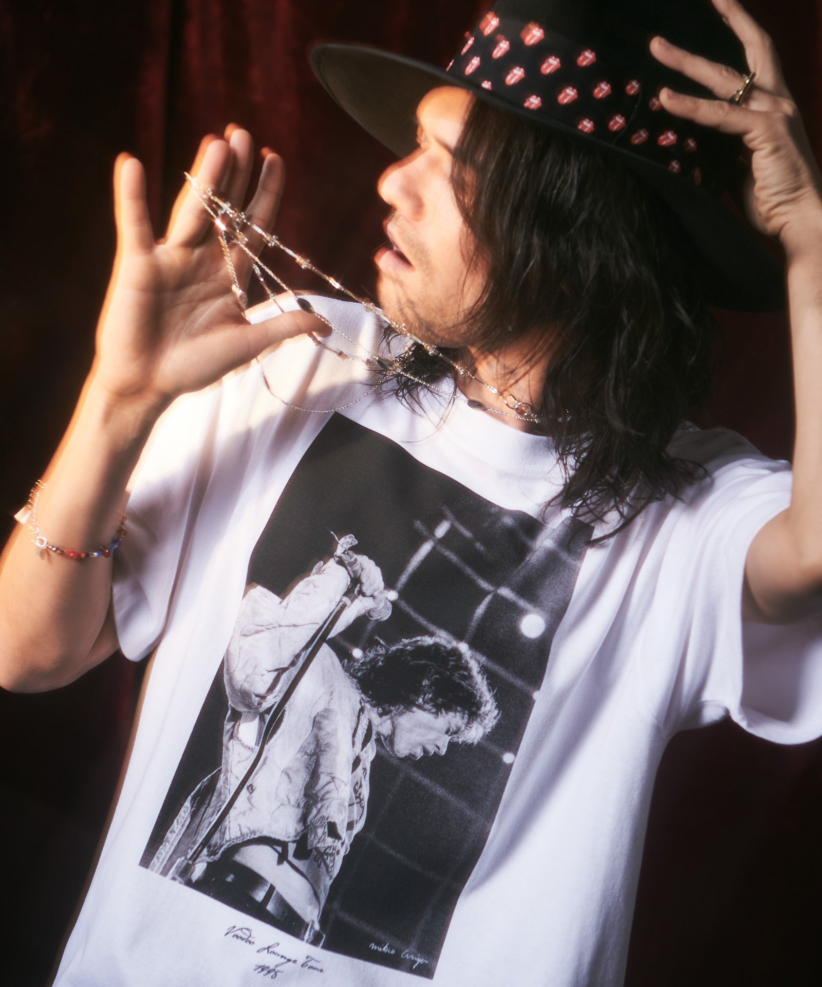 GB0124/RS03 : Mick Jaggar T / ミック・ジャガーT | glamb Online