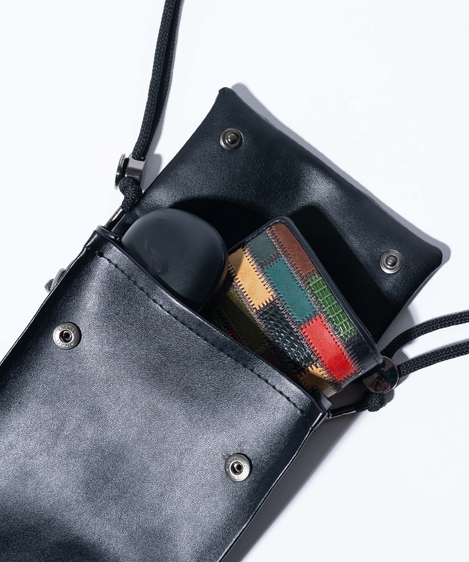 【ささお】glamb ミニマルレザーサコッシュ GB0125/AC05 : Minimal Leather Sacoche / ミニマルレザー