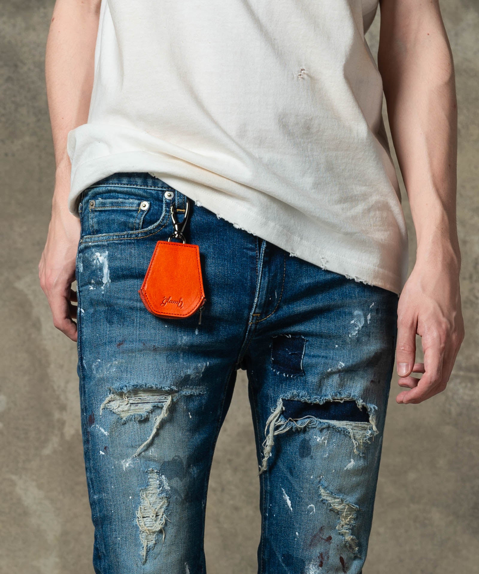 GB0125/AC08 : Natural Tanned Leather Case / ナチュラルタンレザー