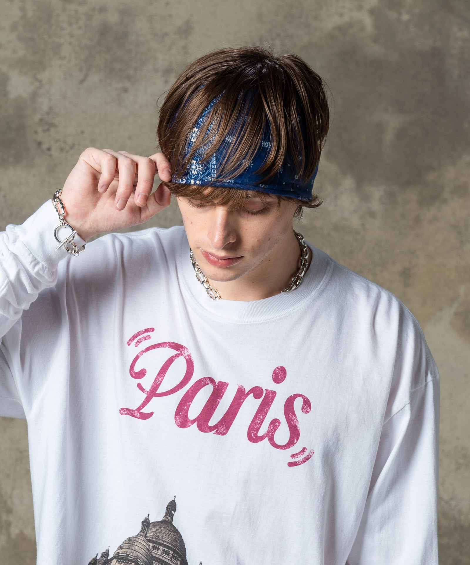 GB0125/CP04 : Bandana Hair Band / バンダナヘアバンド | glamb