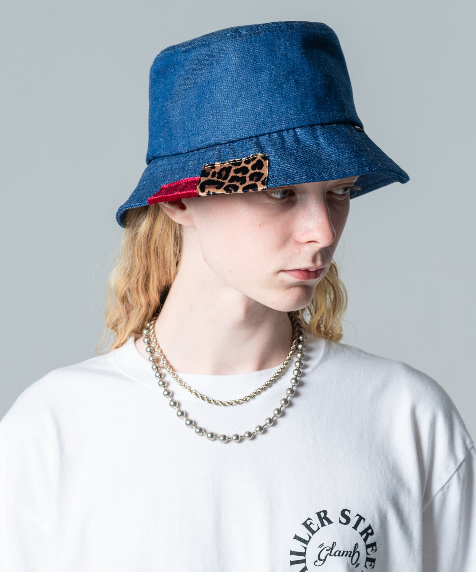 GB0125/CP05 : Patchwork Bucket Hat / パッチワークバケットハット
