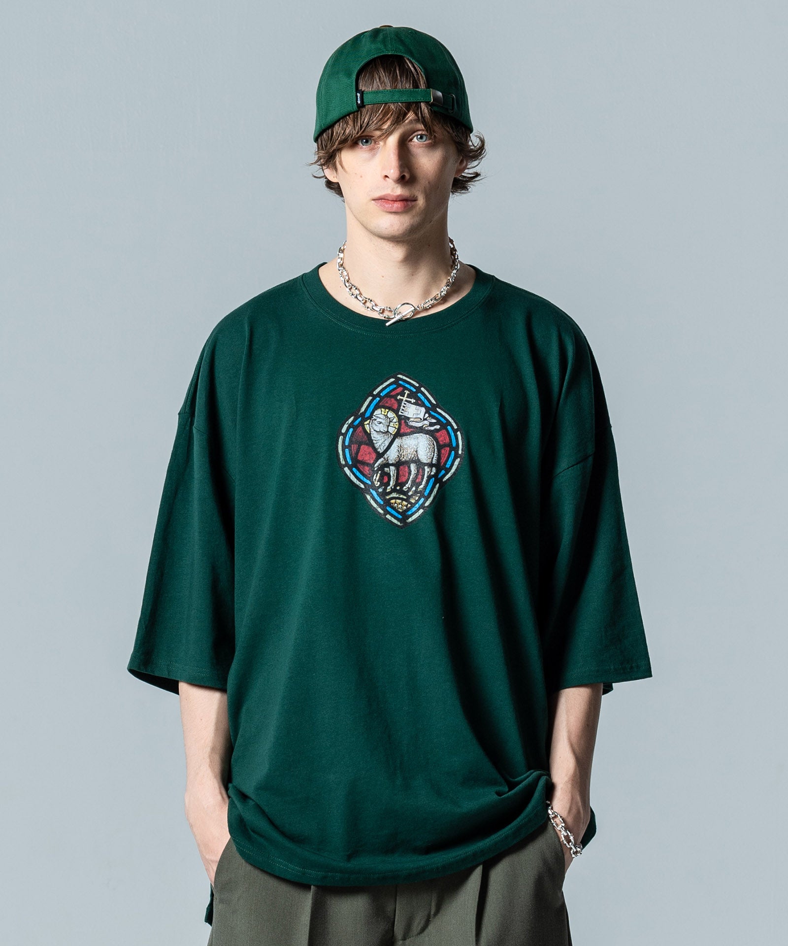 ドルガバ　ステンドグラスデザイン Tシャツ GB0125/CS06: Stained Glass T-Shirt / Stained Glass T-Shirt | glamb