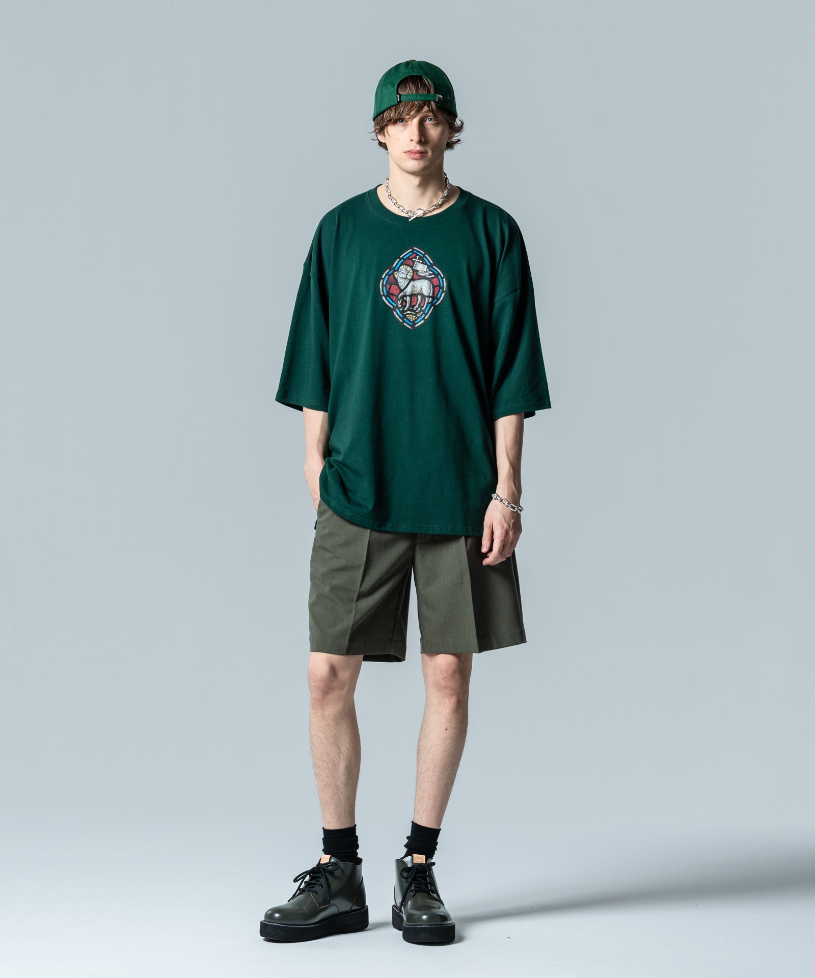 GB0125/CS06 : Stained Glass T-Shirt / ステンドグラスTシャツ
