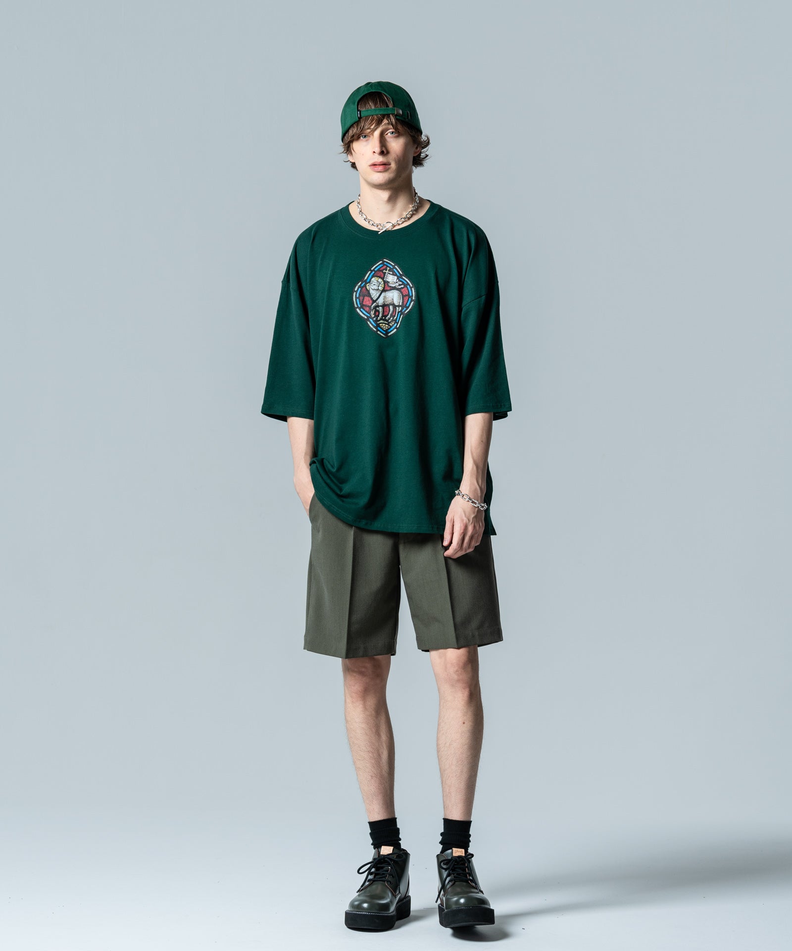 GB0125/CS06 : Stained Glass T-Shirt / ステンドグラスTシャツ